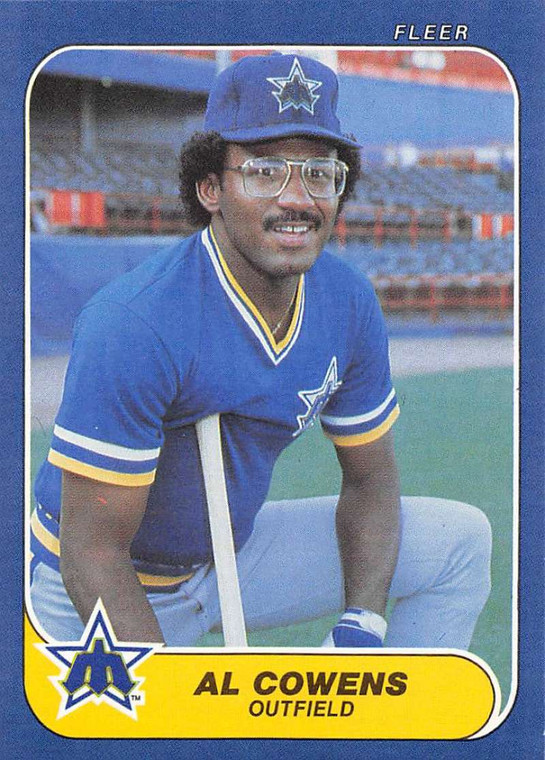 1986 Fleer #463 Al Cowens VG Seattle Mariners 