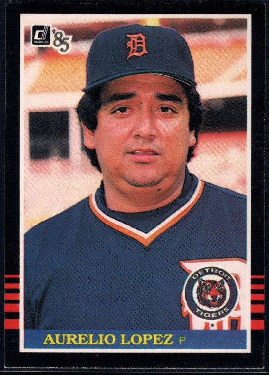 1985 Donruss #349 Aurelio Lopez VG Detroit Tigers 