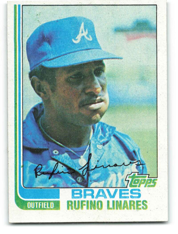 1982 Topps #244 Rufino Linares VG RC Rookie Atlanta Braves 