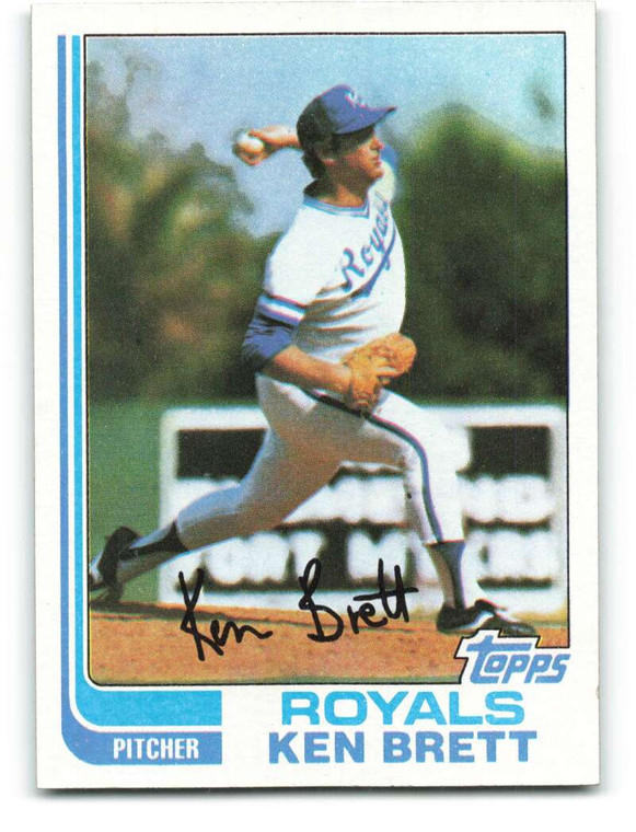 1982 Topps #397 Ken Brett VG Kansas City Royals 