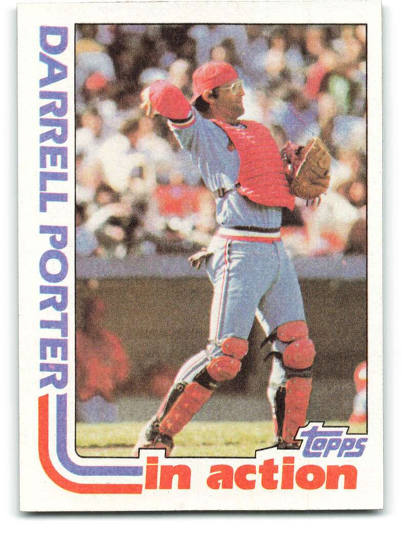 1982 Topps #448 Darrell Porter IA VG St. Louis Cardinals 