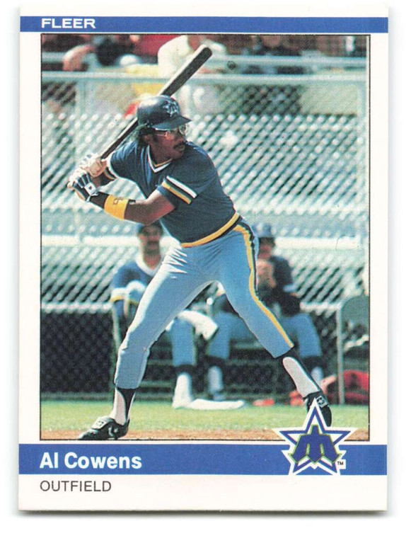 1984 Fleer #610 Al Cowens VG Seattle Mariners 