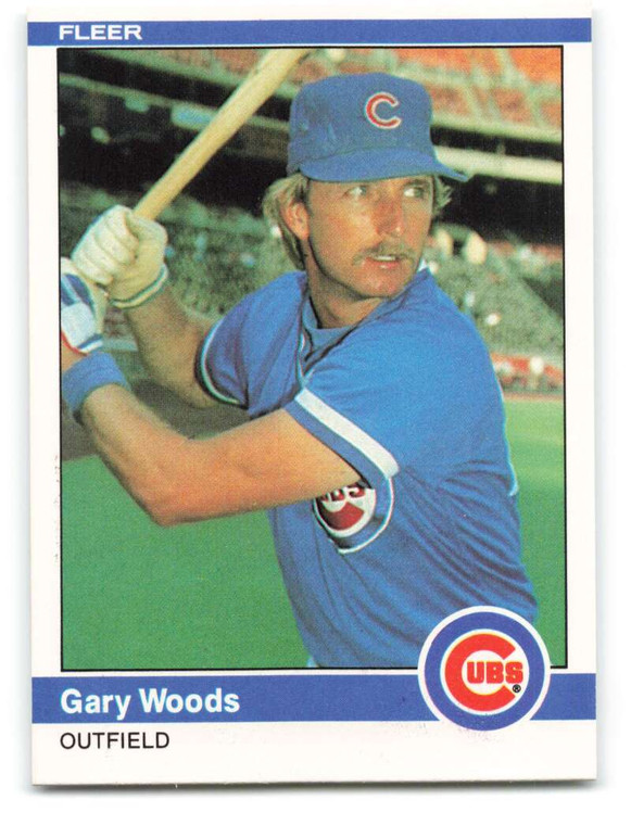 1984 Fleer #507 Gary Woods VG Chicago Cubs 