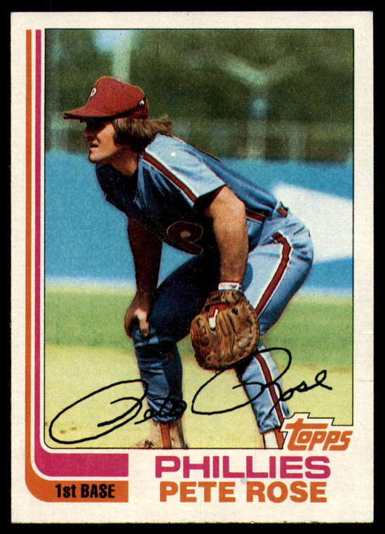 1982 Topps #780 Pete Rose VG Philadelphia Phillies 