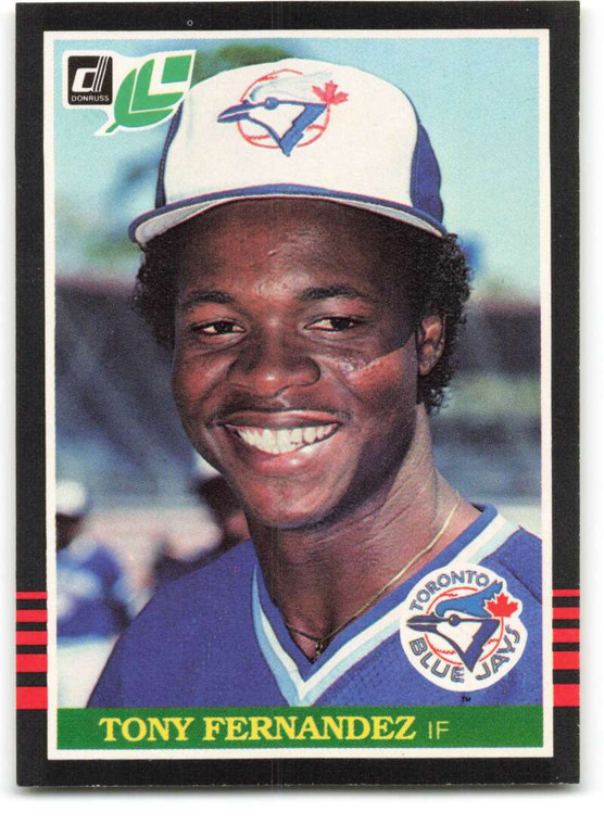 1985 Donruss/Leaf #91 Tony Fernandez VG Toronto Blue Jays 