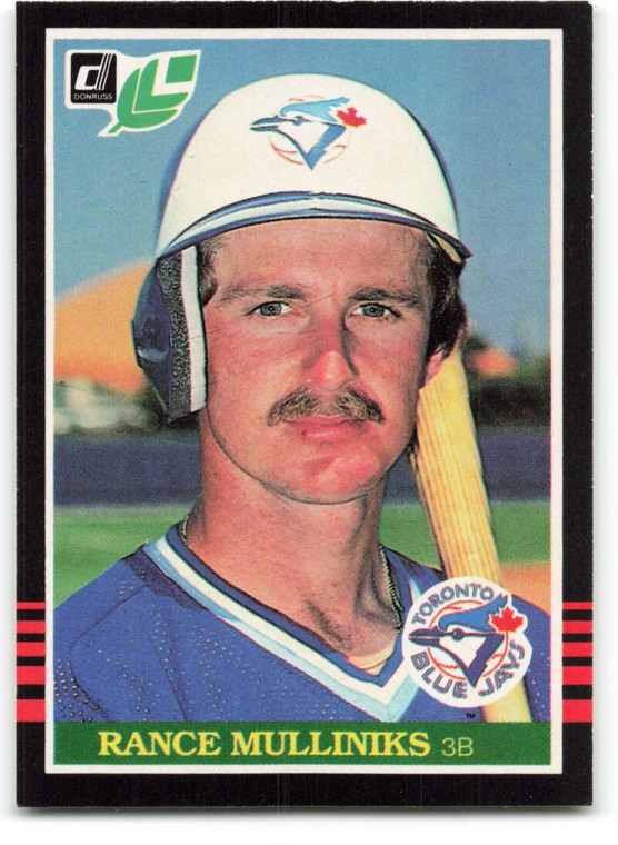 1985 Donruss/Leaf #153 Rance Mulliniks VG Toronto Blue Jays 