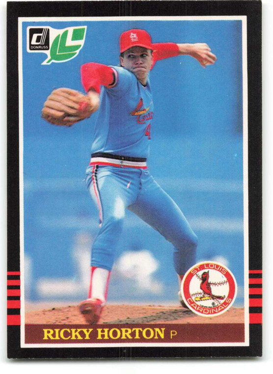 1985 Donruss/Leaf #253 Ricky Horton VG St. Louis Cardinals 
