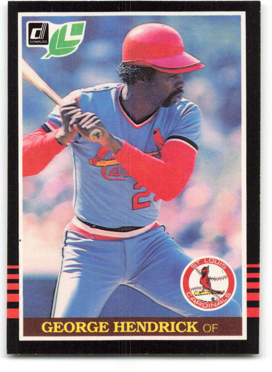 1985 Donruss/Leaf #259 George Hendrick VG St. Louis Cardinals 