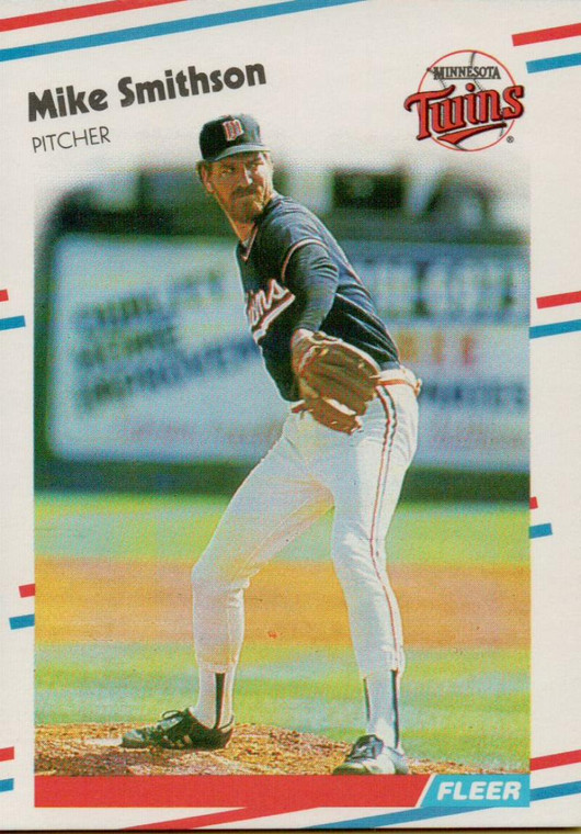 1988 Fleer #23 Mike Smithson VG Minnesota Twins 