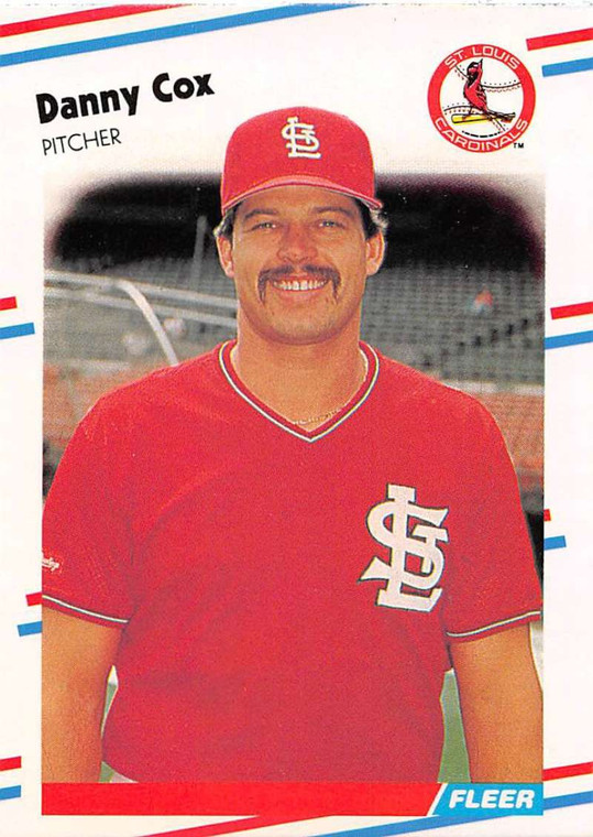 1988 Fleer #28 Danny Cox VG St. Louis Cardinals 
