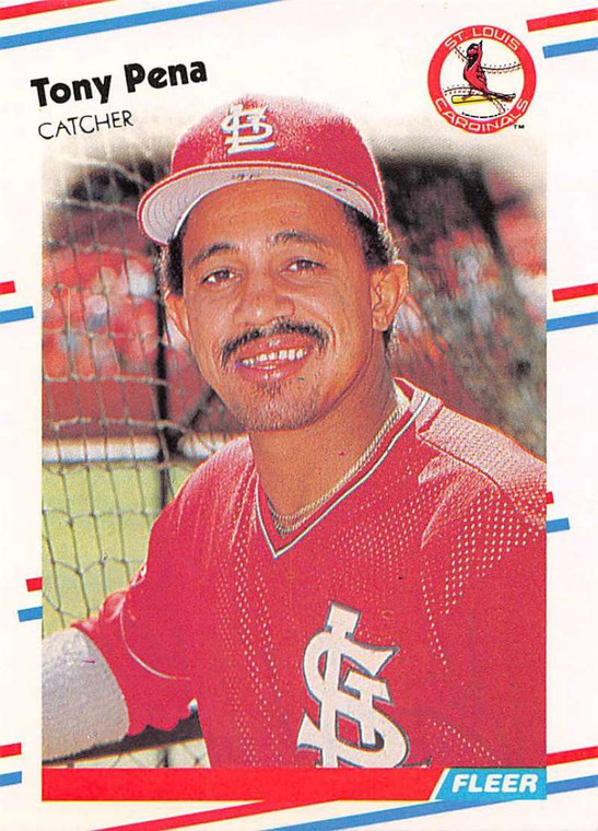1988 Fleer #45 Tony Pena VG St. Louis Cardinals 