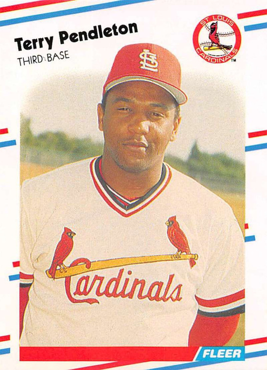 1988 Fleer #46 Terry Pendleton VG St. Louis Cardinals 