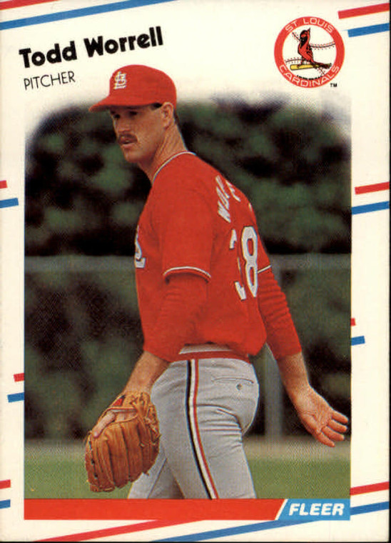 1988 Fleer #50 Todd Worrell VG St. Louis Cardinals 