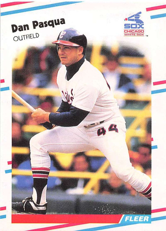 1988 Fleer Update #18 Dan Pasqua VG Chicago White Sox 