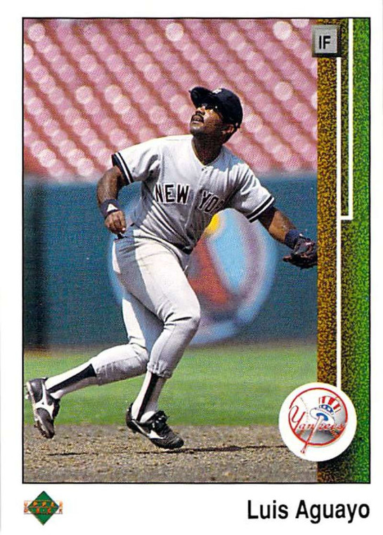 1989 Upper Deck #156 Luis Aguayo VG New York Yankees 
