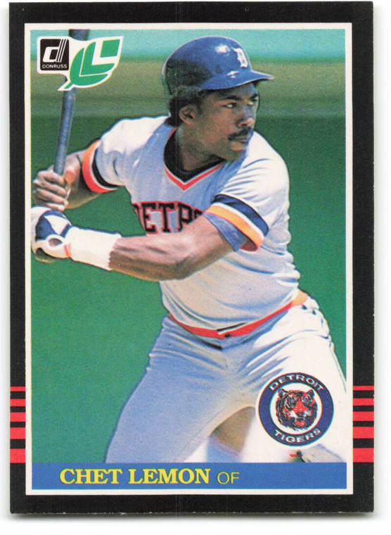 1985 Donruss/Leaf #77 Chet Lemon VG Detroit Tigers 