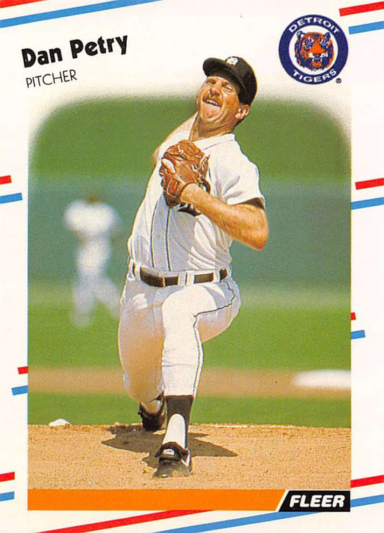 1988 Fleer #67 Dan Petry VG Detroit Tigers 