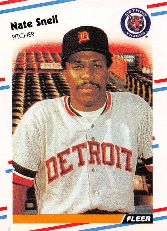 1988 Fleer #70 Nate Snell VG Detroit Tigers 