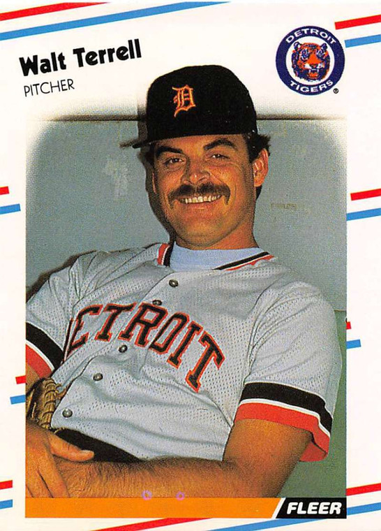 1988 Fleer #72 Walt Terrell VG Detroit Tigers 