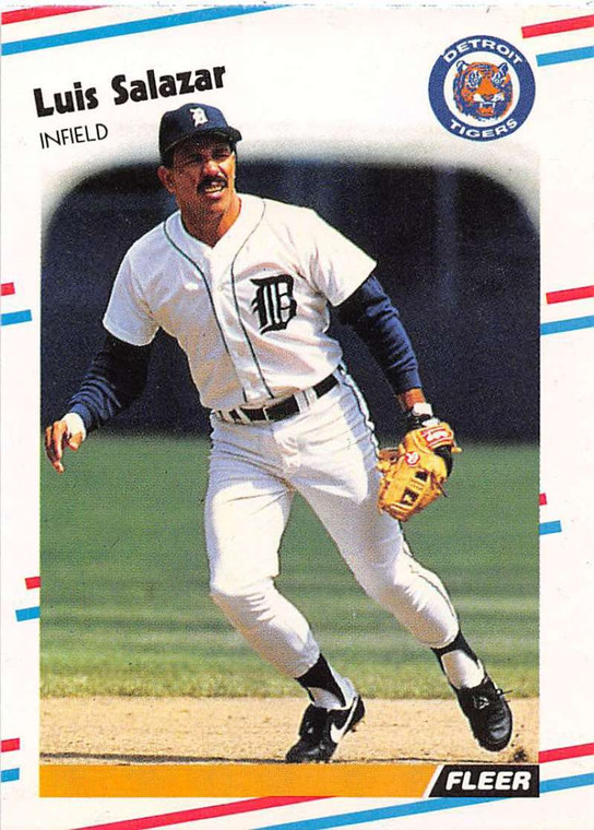 1988 Fleer Update #30 Luis Salazar VG Detroit Tigers 