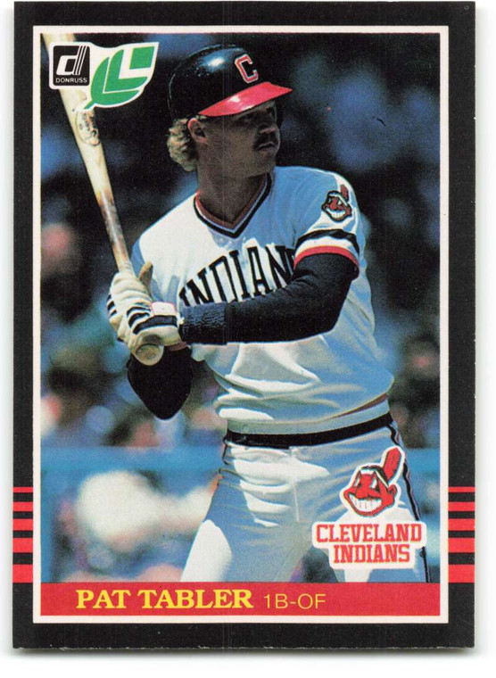 1985 Donruss/Leaf #76 Pat Tabler VG Cleveland Indians 