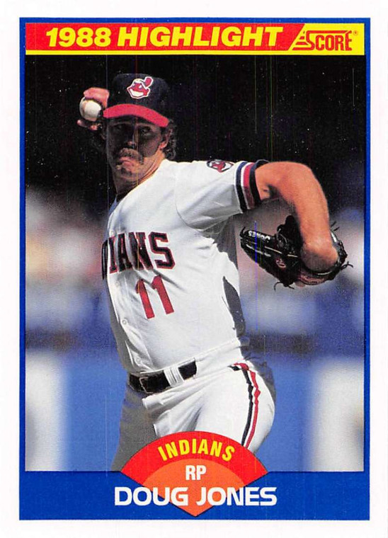 1989 Score #656 Doug Jones HL VG Cleveland Indians 