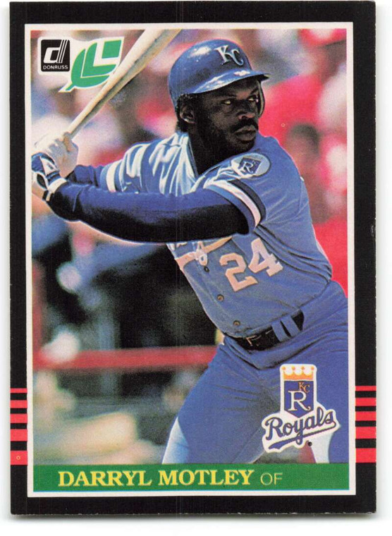 1985 Donruss/Leaf #69 Darryl Motley VG Kansas City Royals 