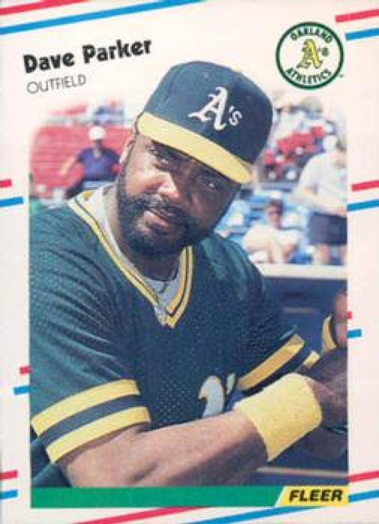 1988 Fleer Update #55 Dave Parker VG Oakland Athletics 