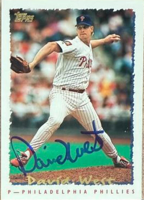 David West Autographed 1995 Topps #31