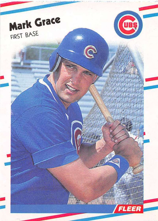 1988 Fleer Update #77 Mark Grace VG Chicago Cubs 