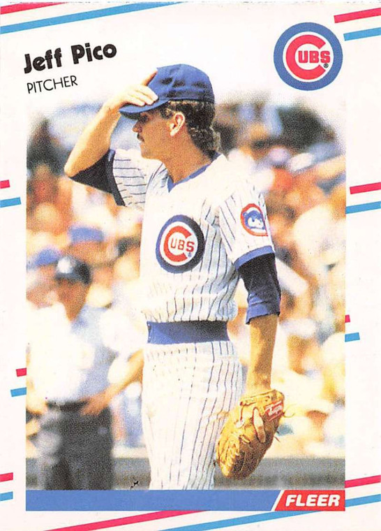 1988 Fleer Update #80 Jeff Pico VG Chicago Cubs 