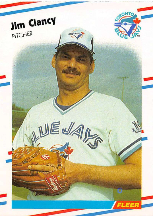 1988 Fleer #106 Jim Clancy VG Toronto Blue Jays 
