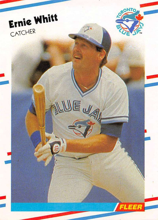 1988 Fleer #126 Ernie Whitt VG Toronto Blue Jays 