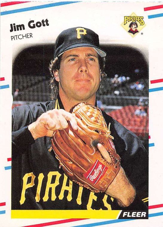 1988 Fleer Update #112 Jim Gott VG Pittsburgh Pirates 