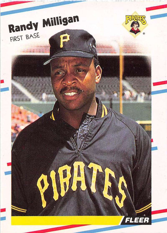 1988 Fleer Update #115 Randy Milligan VG RC Rookie Pittsburgh Pirates 