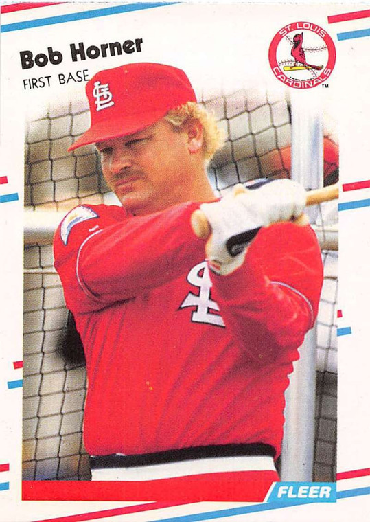 1988 Fleer Update #120 Bob Horner VG St. Louis Cardinals 