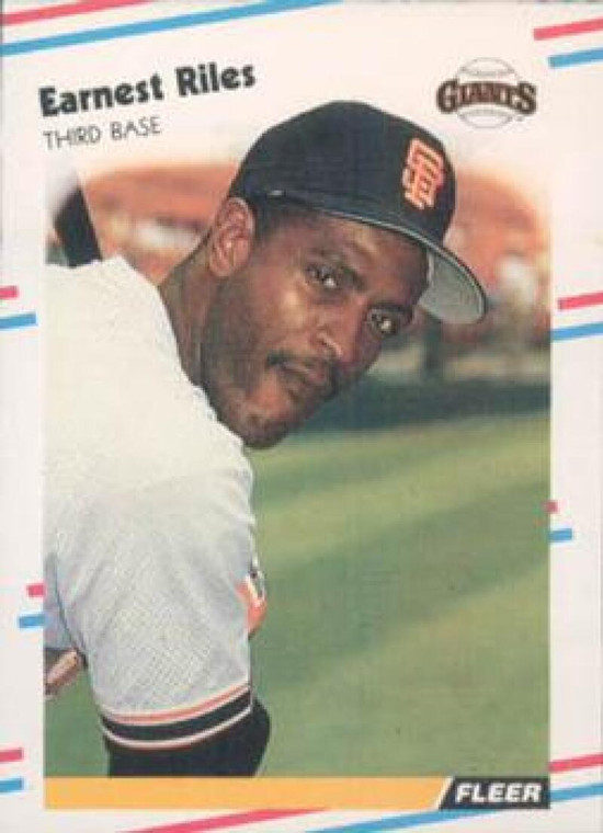 1988 Fleer Update #130 Ernest Riles VG San Francisco Giants 