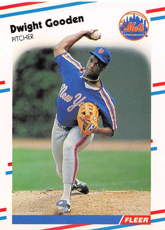 1988 Fleer #135 Dwight Gooden VG New York Mets 
