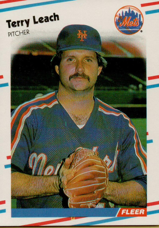 1988 Fleer #139 Terry Leach VG New York Mets 