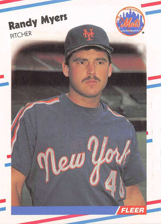 1988 Fleer #146 Randy Myers VG New York Mets 