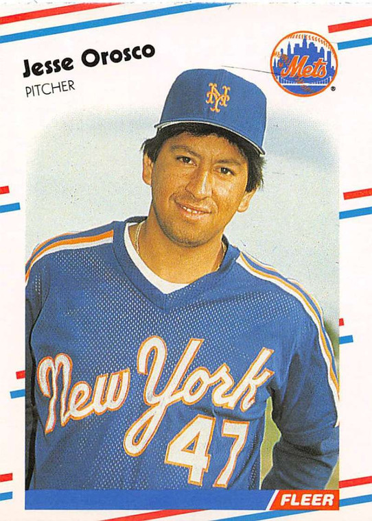 1988 Fleer #148 Jesse Orosco VG New York Mets 