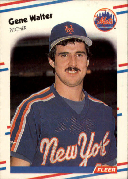 1988 Fleer #153 Gene Walter VG New York Mets 