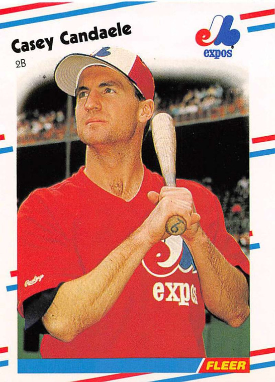 1988 Fleer #181 Casey Candaele VG Montreal Expos 