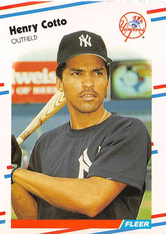 1988 Fleer #205 Henry Cotto VG New York Yankees 