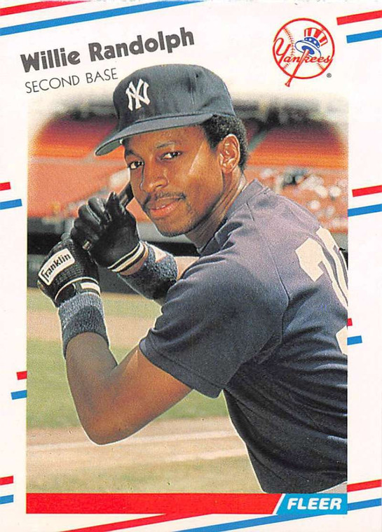 1988 Fleer #218 Willie Randolph VG New York Yankees 