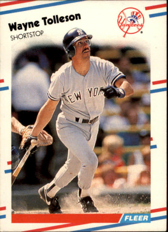 1988 Fleer #223 Wayne Tolleson VG New York Yankees 