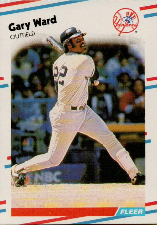 1988 Fleer #224 Gary Ward VG New York Yankees 
