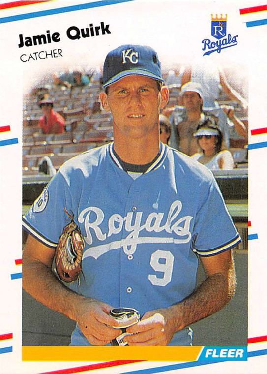 1988 Fleer #266 Jamie Quirk VG Kansas City Royals 