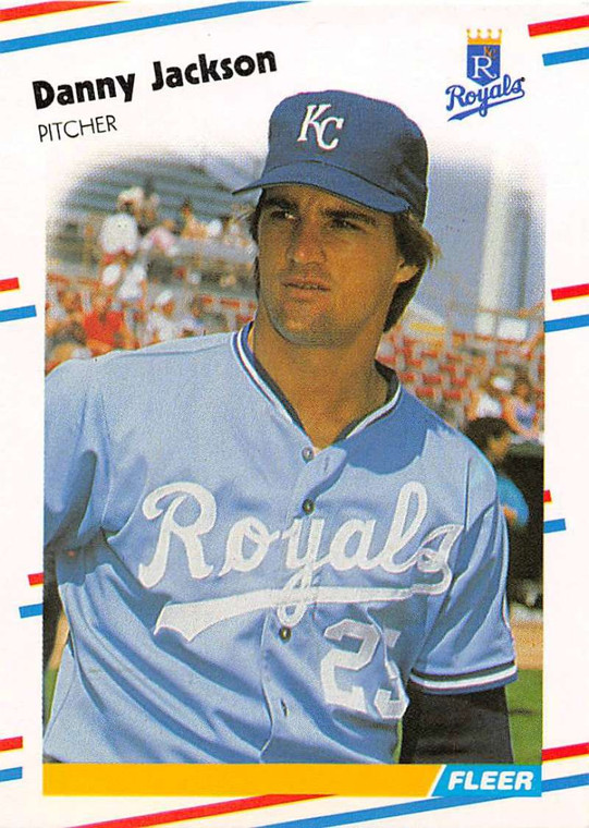 1988 Fleer #261 Danny Jackson VG Kansas City Royals 