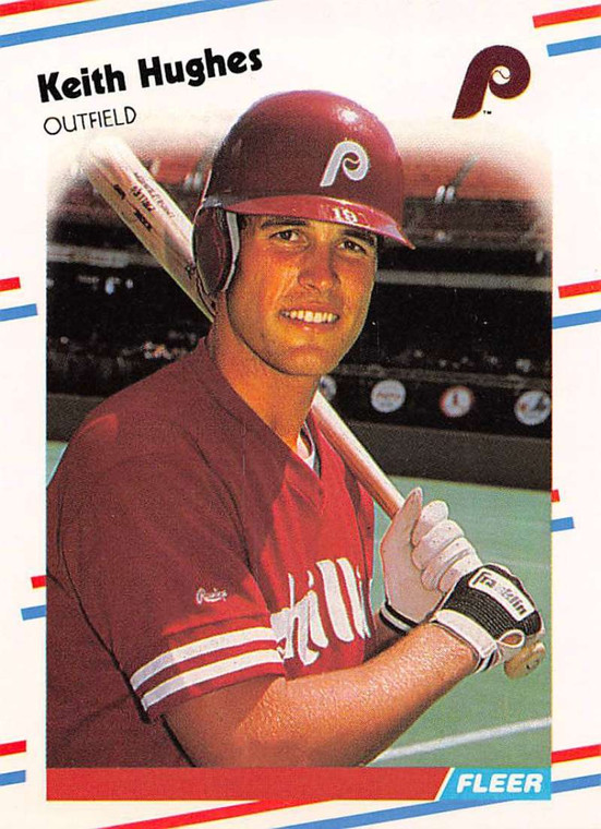 1988 Fleer #305 Keith Hughes VG RC Rookie Philadelphia Phillies 